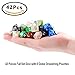Outee 6 x 7 (42 Pieces) Polyhedral Dice Xmas Gift for Dungeons and Dragons DND RPG MTG D20 D12 D10(00-90 and 0-9) D8 D4 Table Games