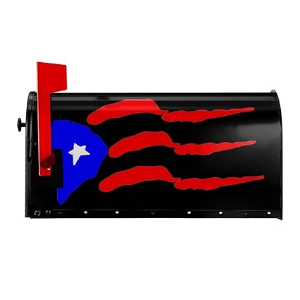 Amazon Com Sunwei Puerto Rico Flag Magnetic Mailbox Cover