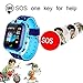 Zqtech Smart Watch for Kids GPS Tracker - IP67 Waterproof Smartwatches with SOS Voice Chat Camera Alarm Clock Digital Wrist Watch Smartwatch Girls Boys Birthday Presents