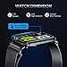 QiyuanLS Fitness Tracker Smart Watch, IP67 Waterproof Activity Tracker with Heart Rate Monitor, Smart Bracelet Step Calories Counter Pedometer Watch for Men Woman