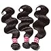 Unice Hair Brazilian Body Wave 13x4 Ear to Ear Full Lace Frontal Closure With Bundles, Unprocessed Virgin Human hair Natural Color (16 18 20+14 Frontal, Free Part)