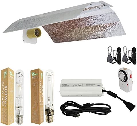 Hydro Crunch 400W Grow Light Digital Dimmable MH & HPS System for Plant - Basic Wing Reflector Set