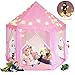 Kids Play, Super Fantasy Pink Princess Castle Playhouse Canopy Tent with LED Light for Children Indoor and Outdoor