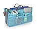 HOXIS Purse Organizer Insert Handbag Organzier Bag in Bag 10.6” X 6.3”(Blue)