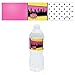 BAM! Girl Superhero - Baby Shower or Birthday Party Water Bottle Sticker Labels - Set of 10