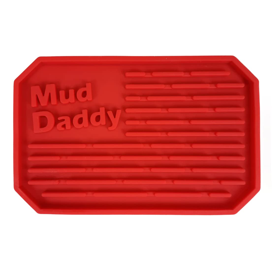 Relaxing in Wash Time Mud Daddy Licking Mat (Red)