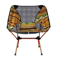 cobcob Outdoor Camping Folding Camping,Portable Compact Ultralight Folding Backpacking Chairs, Lightweight for Fishing Garden Hiking Backpacking Travel Outside seat (Yellow)