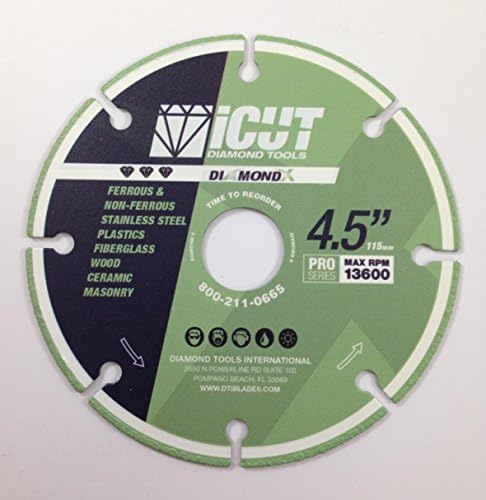(3) Pack of Diamond X Metal Cutting Diamond Blades for Steel, Stainless Steel, Bolts, NonFerrous Materials