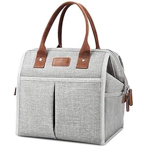 Lunch Bag for Women & Men, Large Insulated Lunch Box Cooler Tote Bags, Adult Reusable Lunch Boxes with Water Resistant…