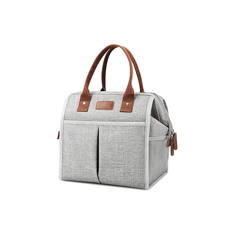 Lunch Bag for Women & Men, Large Insulated Lunch Box Cooler Tote Bags, Adult Reusable Lunch Boxes with Water Resistant…