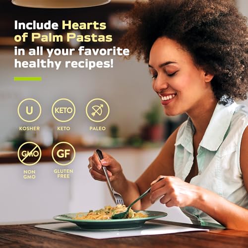 Natural Heaven Hearts of Palm Pasta, Angel Hair Noodles Low Carb