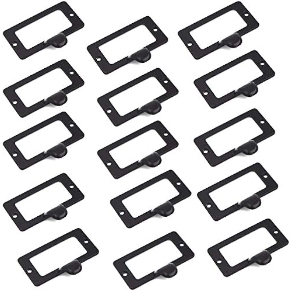 SpzcdZa 15Pack 59x45mm Office Library File Drawer Card Tag Label Holder eBay