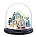 Cuteroom Mini Glassball Dollhouse Miniature DIY Kit Handmade Xmas/Birthday Idea Gift European Fairy Tale