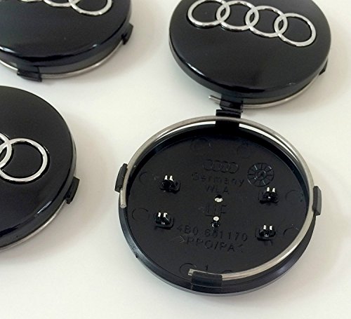 4 Coprimozzi Per Cerchi Audi Da 60 Mm / 55 Mm Con Nuovo Logo - Italia - Foto 12
