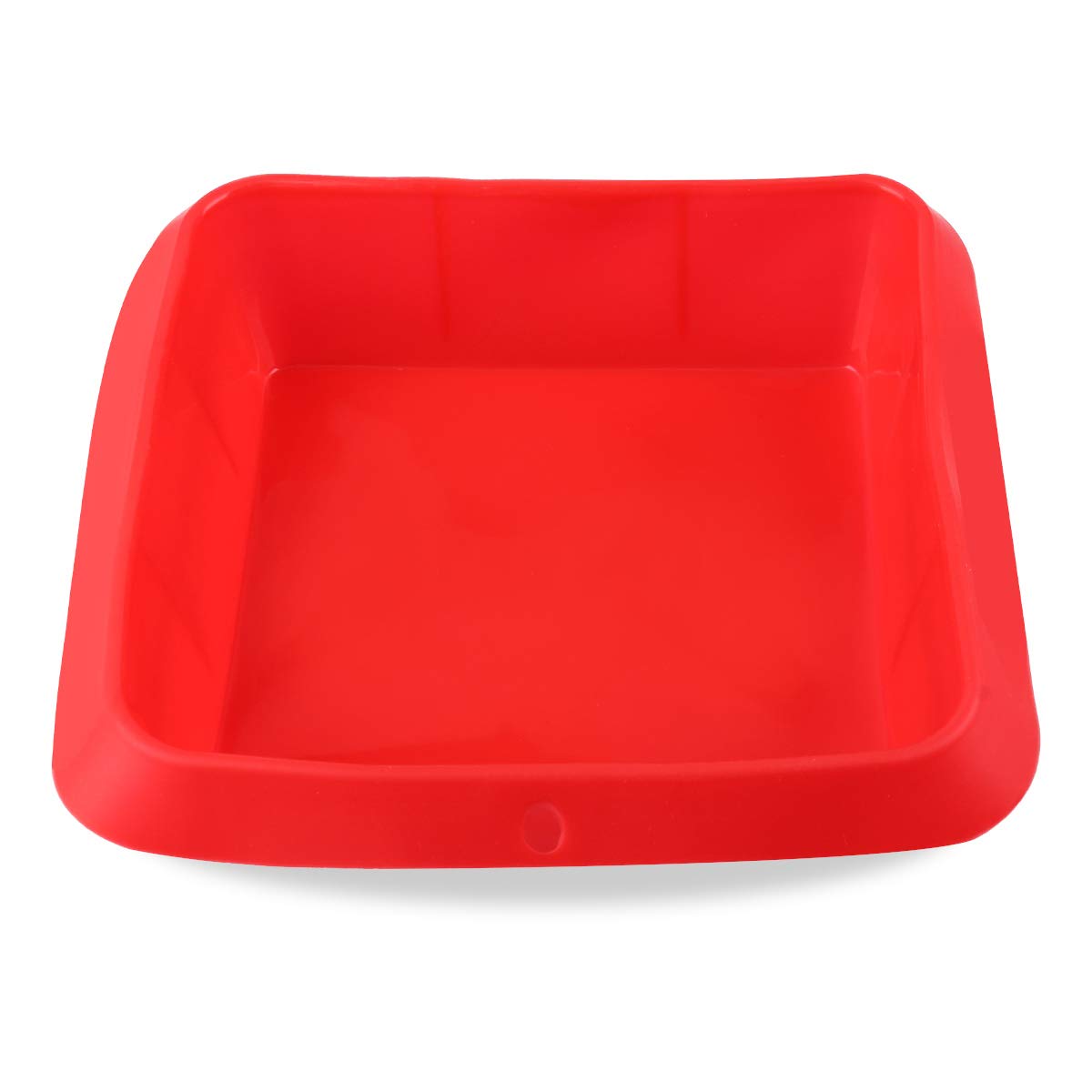 Belmalia Silicone Baking Dish, Lasagna Mold, Baking Tin Red