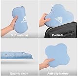 flintronic Yoga Knee Pad 2PCS Non-Slip TPE Mat for Knees Elbows Ankles Blue view 7