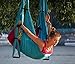 Yoga Swing – Antigravity Yoga Hammock – Aerial Trapeze – Sling – Inversion Tool for Back Pain Relief – 2 Hanging Straps – 4 Heavy Duty Carabiners – 6 EVA Handles and Beginner PDF Guide Included.