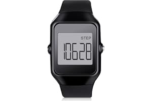 Pedometer for Walking, 3D Simple Step Counter for Walking Large Digital Display, Accurate Step Tracker with Steps Time Modes 