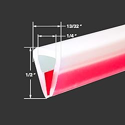 Clear Rubber Edge Trim, Self-Adhesive Clear Rubber