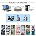 KOALA Sublimation Heat Transfer Paper 8.5x11 Inches for Inkjet Printer Compatible with Sublimation Ink 100 Sheets