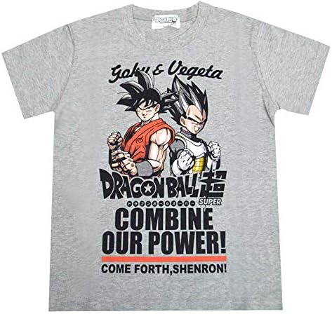 ドラゴンボール超 スーパー Tシャツ 半袖 子供 孫悟空 Fo Ht03 ベジータ スーパーサイヤ人 情熱セール C柄グレー 140cm