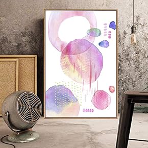 Floating Framed for Living Room Bedroom Watercolor for