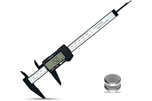 VIECAM 0-6 Inches Digital Caliper with Large LCD Screen and Auto-Off Feature | Inch & Metric Conversion Measuring Tool, Perfect for Household/DIY Measurement