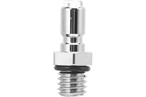 for BCD Power Inflator Adapter Chrome Plated Brass Diving Exhaust Valve Nipple Replacement