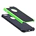 iPhone 7 Plus Case, ShuYo [Football Pattern Series] [Black/Green] Premium Shock Absorption Silicone Bumper Case Cover for Apple iPhone 7 Plus 5.5