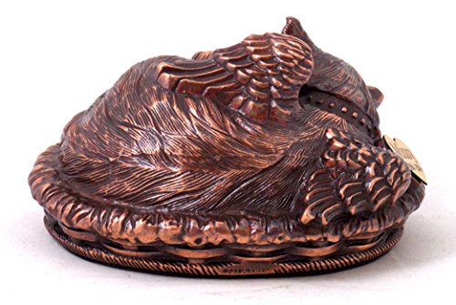 Angelic Cat Memorial Urn Bronze