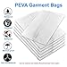 Kathy Small Garment Bag, Set of 5 PEVA Garment Bag for Kids Moth Proof Full Zipper Suit Bag Light Weight