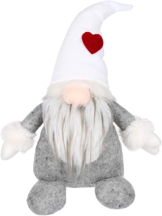 Allouli Swedish Santa Gnome Plush, Handmade Scandinavian Tomte Nordic Nisse Sockerbit Elf Dwarf Home Household Ornaments, Christmas Santa Decoration
