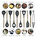 POENSCAE Kitchen Utensils,Silicone Cooking Utensils Set，11-Piece with wood Handles for Non-Stick and Heat Resistant Cookware Set BPA Free-Great Holiday Gift