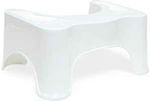 BIOS Living Toilet Foot Rest, Natural Squat, Toilet Stool, Step Stool, Potty Stool For Kids and Adults, Bathroom Stool, Footr