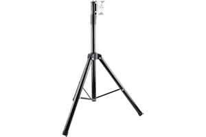 Pissente Hologram Fan Tripod Stand, Adjustable Aluminum Alloy Base for Projector 42cm to 100cm, Ideal for Trade Shows and Ret