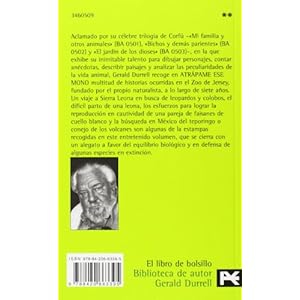 Atrapame ese mono / Catch that monkey (El Libro De Bolsillo-bibliotecas De Autor-biblioteca Durrell) (Spanish Edition)