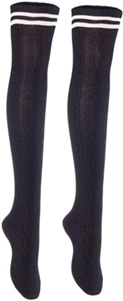 Women Girls Over The Knee Socks Leg Warmer Stockings Boot Thigh High Long Socks