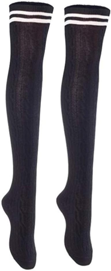 over the knee stocking boots