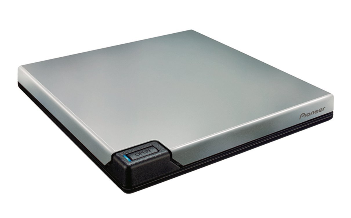 Pioneer Electronics USA Slim External Blu Ray Drive BDRXD05S Silver