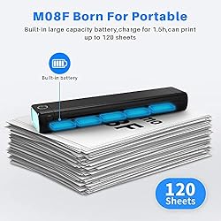 Phomemo M08F Portable Printer, 2022 Upgrade
