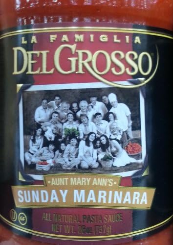 La Famiglia Del Grosso Aunt Mary Ann's Sunday Marinara Sauce 26 Oz (Pack of 3)