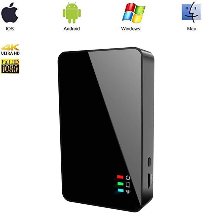 (2019 Newest) Wireless Display Dongle -1080P Portable TV Receiver, WiFi HDMI Display Adapter for Big Screen, Support Miracast DLAN Airplay, Compatible with iOS/Android/Pixel/Nexus/Mac/Windows
