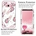 Lontect Compatible Galaxy S8 Plus Case Floral 3 in 1 Heavy Duty Hybrid Sturdy High Impact Shockproof Protective Cover Case for Samsung Galaxy S8 Plus, Pineapple/Rose Gold