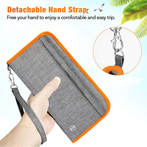 Vemingo Family Passport Holder RFIDBlocking Travel Wallet Ticket