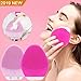 Sonic Electric Facial Cleansing Brush Waterproof Rechargeable Silicone Face Brush,1200 Brush Heads Deep Cleaning,Gentle Exfoliation And Face Massage By Vasrou