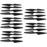 sea jump 20PCS Propeller for Hubsan H501S H501C H501M MJX Bugs 3 PRO B3 PRO HS700 HS700D Brushless Aircraft Blade Spare Parts Drone Propeller Black
