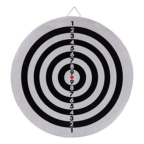 Dartboard, Loveiscool Doublesided Dart Board with 6 Brass Darts Buy