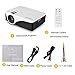 TANGCISON Home Projector Video Projector, LCD Mini Home Projector 1500ANSI Luminous Efficiency 150