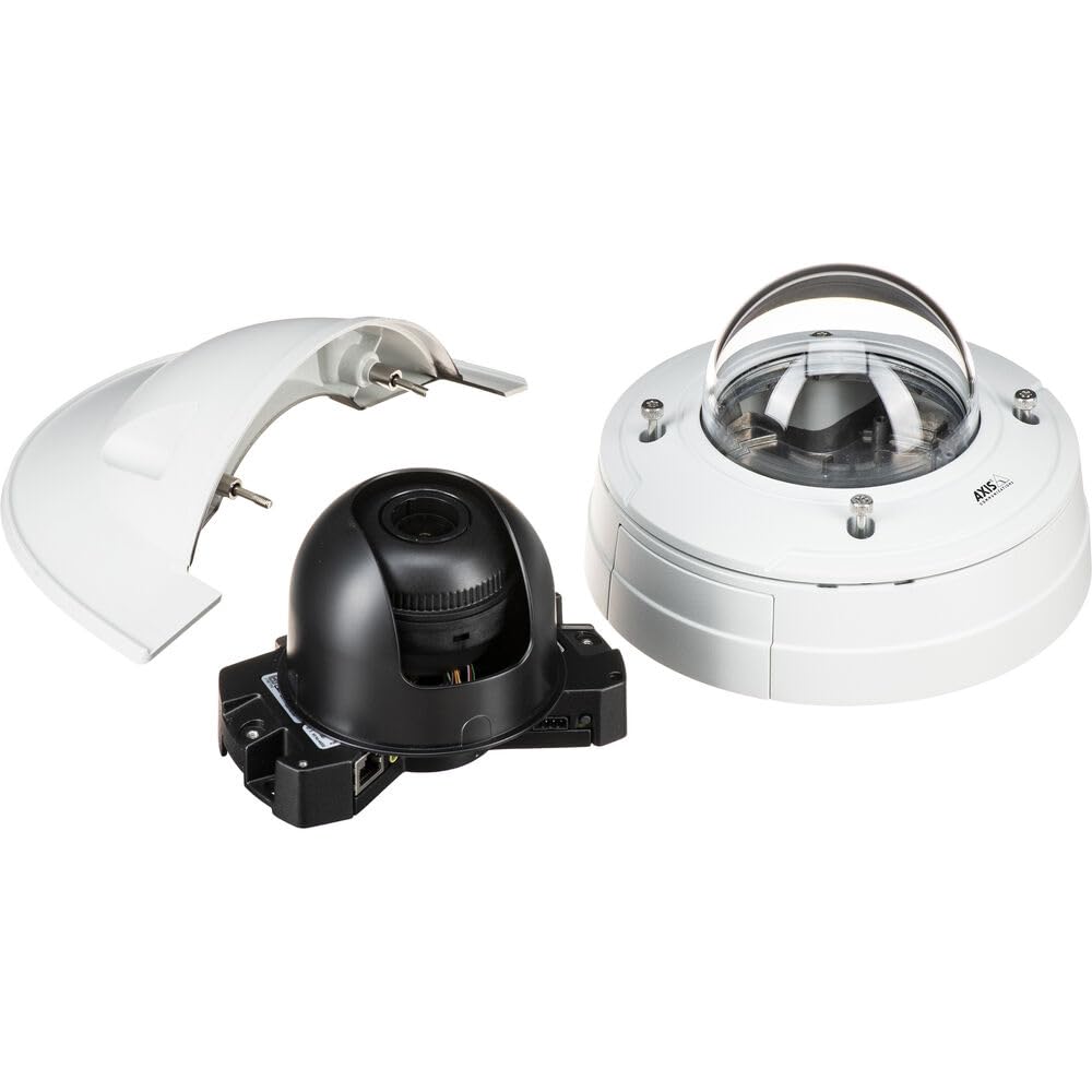 Axis Communications 01061-001 Outdoor Dome Network Surveillance Camera, 5.6 W, 48 V, White
