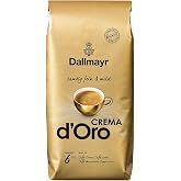 Dallmayr Crema d'oro mild und fein in Bohne, 1er Pack (1 x 1000 g Beutel)